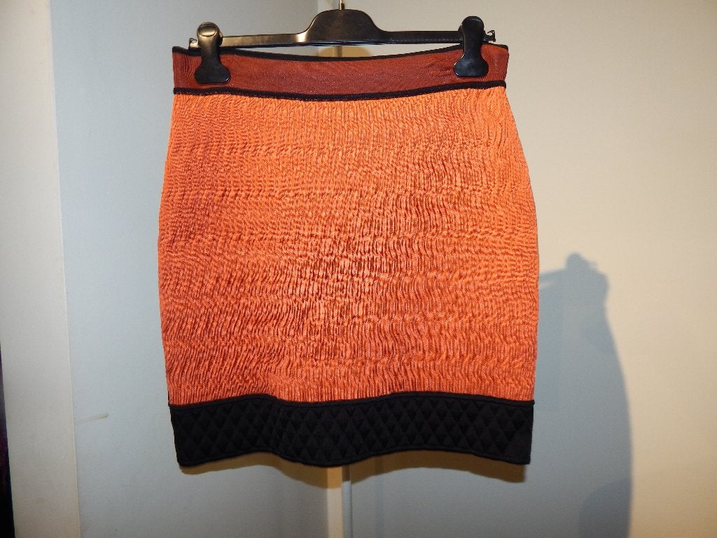 Missoni mooie rok dikkere stretch stof warme tint M, Kleding | Dames, Maat 38/40 (M), Missoni, Gedragen, Boven de knie