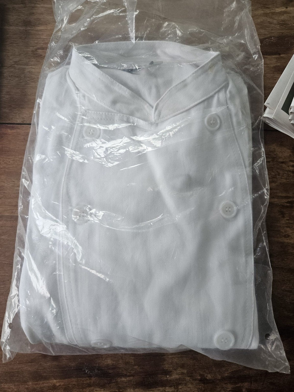 Nieuwe witte koksbuis - Maat 54, Kleding | Heren, Ophalen of Verzenden, Nieuw, KEDV
