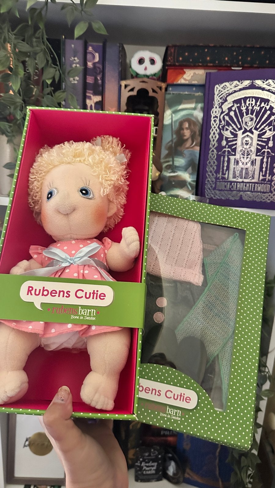 Rubens barn Cutie Emelie Babypop met extra winter kledingset, Ophalen of Verzenden, Nieuw, Babypop