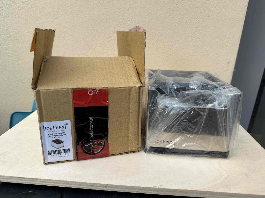 Koffie barista JoeFrex uitklopbak Metal M rvs baristatools, Ophalen of Verzenden, Nieuw, Overige modellen, Gemalen koffie