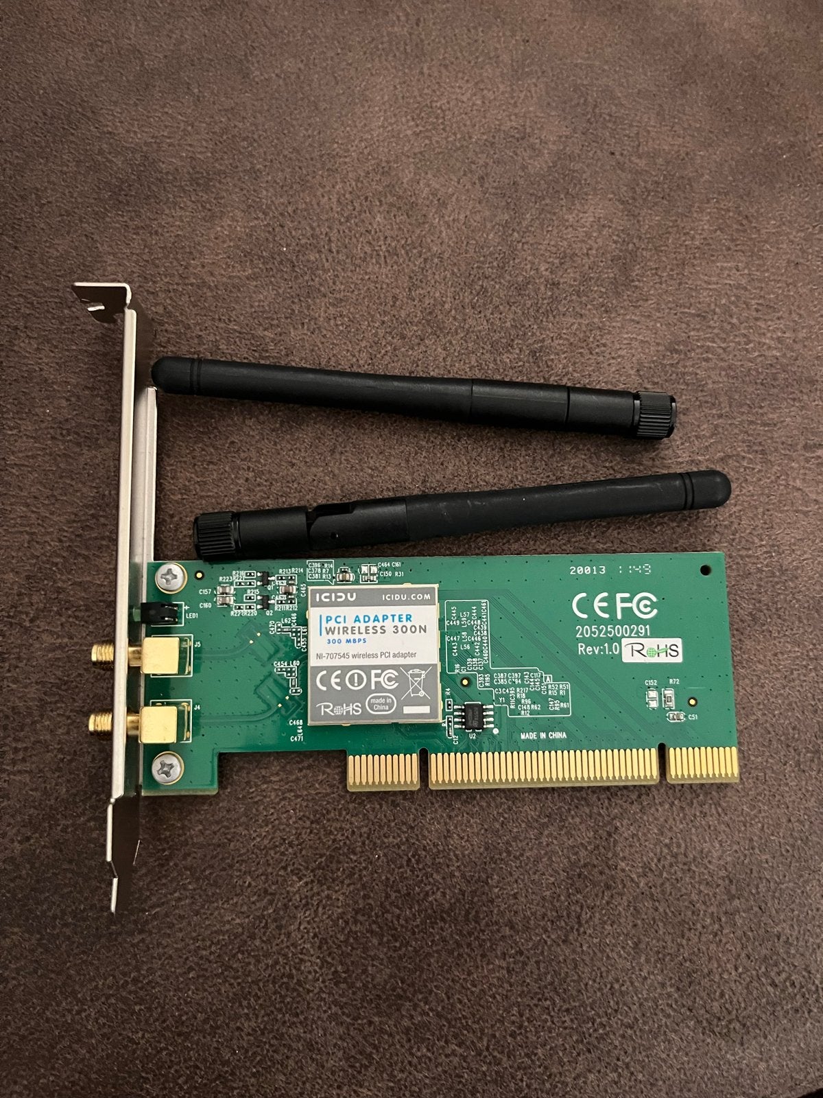 ICIDU PCI Adapter Wireless 300N - 300 Mbps, Ophalen of Verzenden, Gebruikt