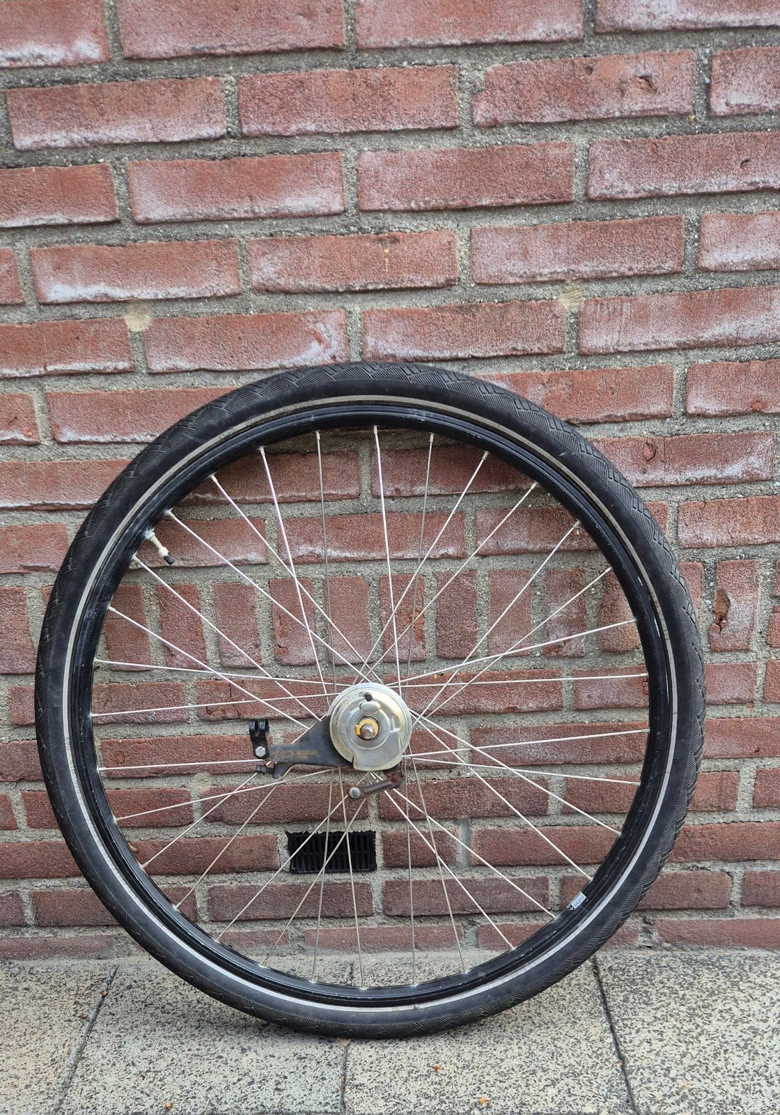 Achterwiel 28 inch - Shimano Nexus 3 versnellingen + Rollerb, Fietsen en Brommers, Fietsonderdelen, Gebruikt, Shimano Nexus Rollerbrake 3 versnellingen