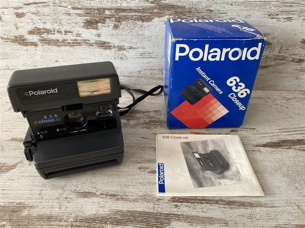 Polaroid 636 closeup vintage camera in orginele doos [1339], Verzenden, Zo goed als nieuw, Spiegelreflex, Canon