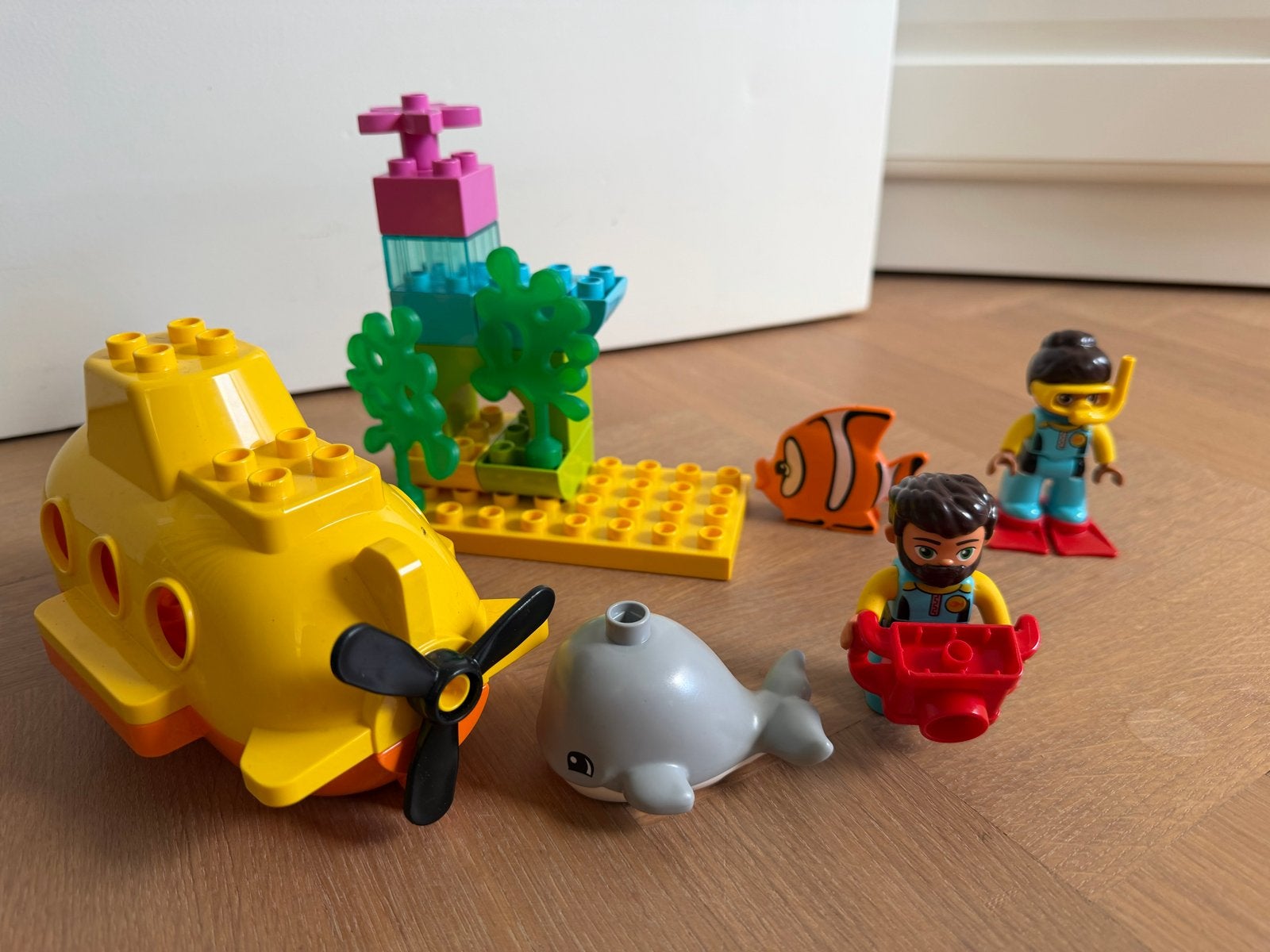 LEGO Duplo Onderzeeër Avontuur Set, Ophalen of Verzenden, Zo goed als nieuw, Overige merken