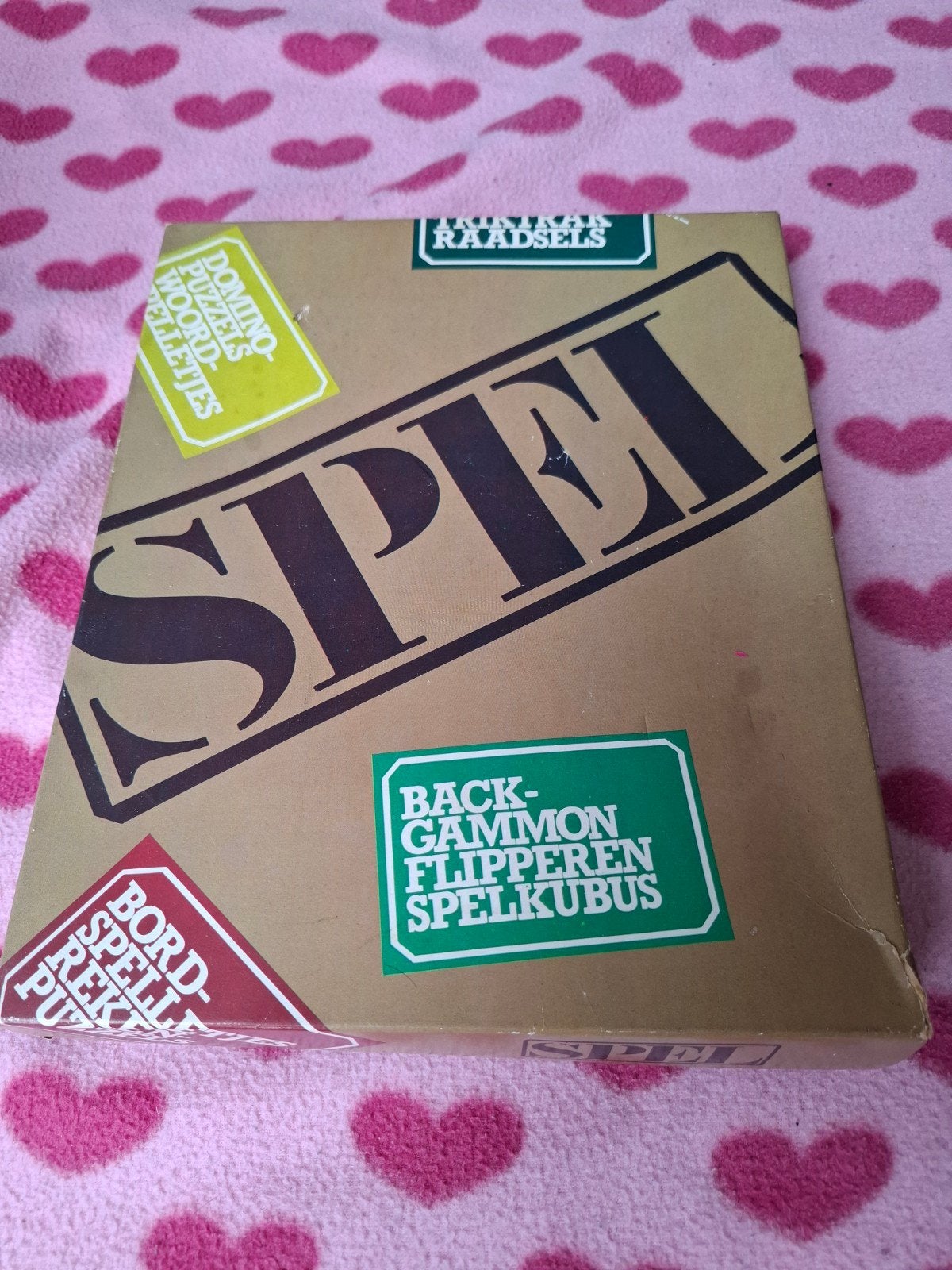Vintage Spellenpakket: Backgammon, Domino, Schaak & Meer, Hobby en Vrije tijd, Gezelschapsspellen | Bordspellen, Een of twee spelers