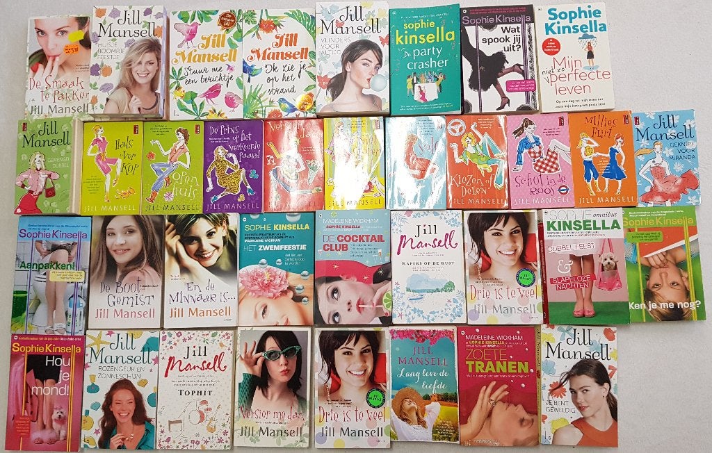 Héél véél Sophie Kinsella/ Jill Mansell boeken. 27 stuks!, Verzenden, Zo goed als nieuw, Sophie Kinsella