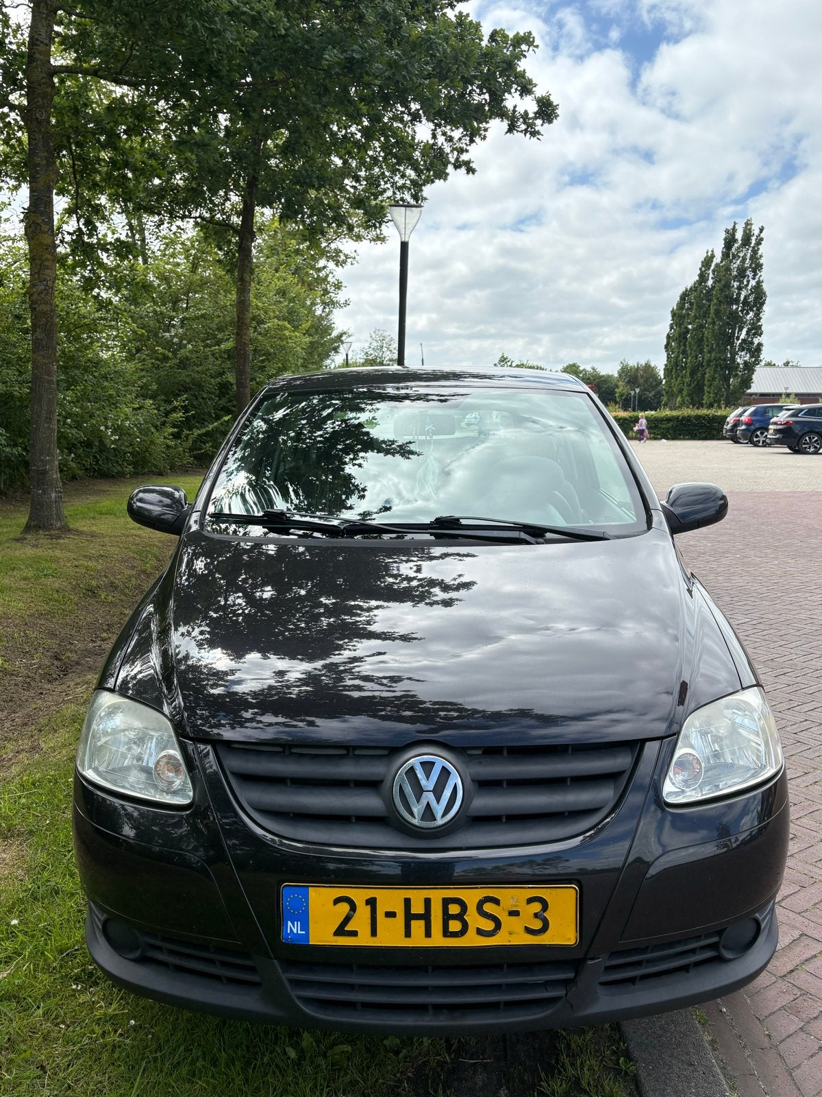 Volkswagen Fox 1.4 55KW 2008 Zwart, Auto's, Voorwielaandrijving, 15 km/l, 4 stoelen, Zwart