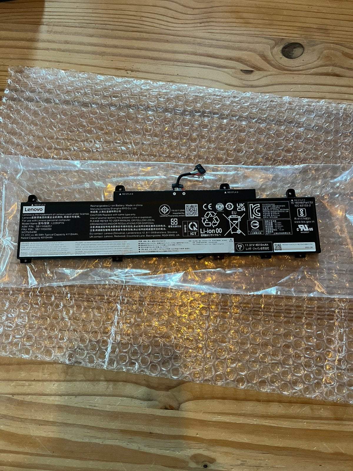 Lenovo Accu origineel L22B3P70, Ophalen of Verzenden, Zo goed als nieuw