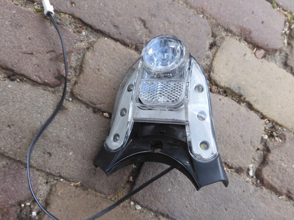 Koplamp van een Sparta F8E in keurige staat, Ophalen of Verzenden, Gebruikt, Accu, Voorlicht