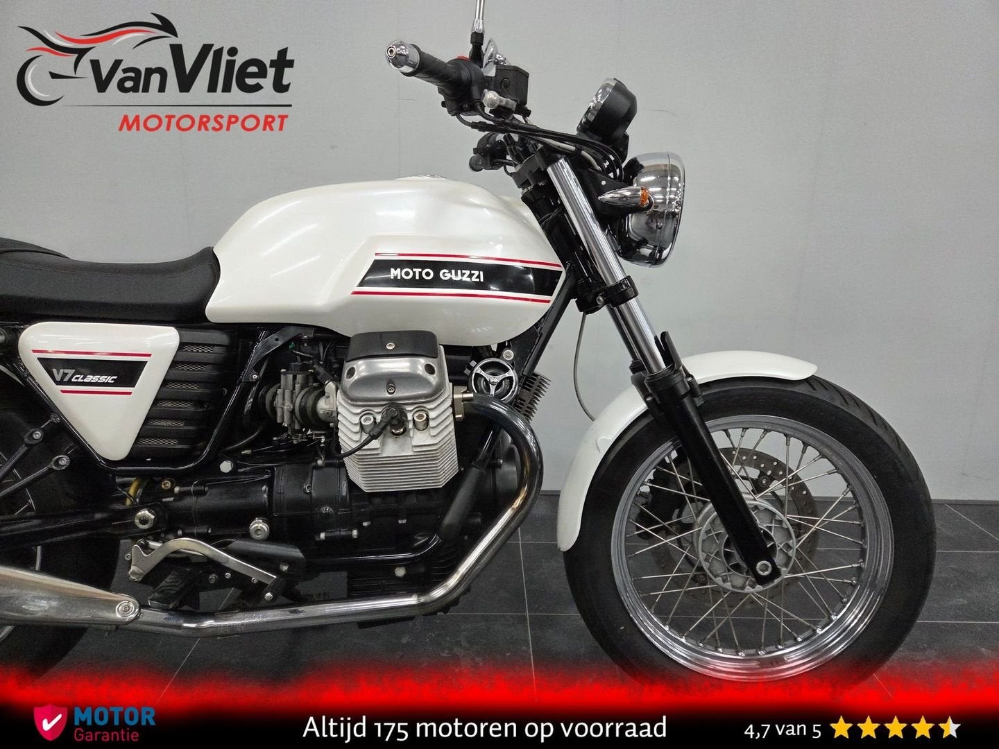 Mooie Moto Guzzi V7 Classic bj 2011 Zie Foto\'s.!, Motoren, Motoren | Moto Guzzi, Bedrijf, Onbekend, Onbekend, Toermotor