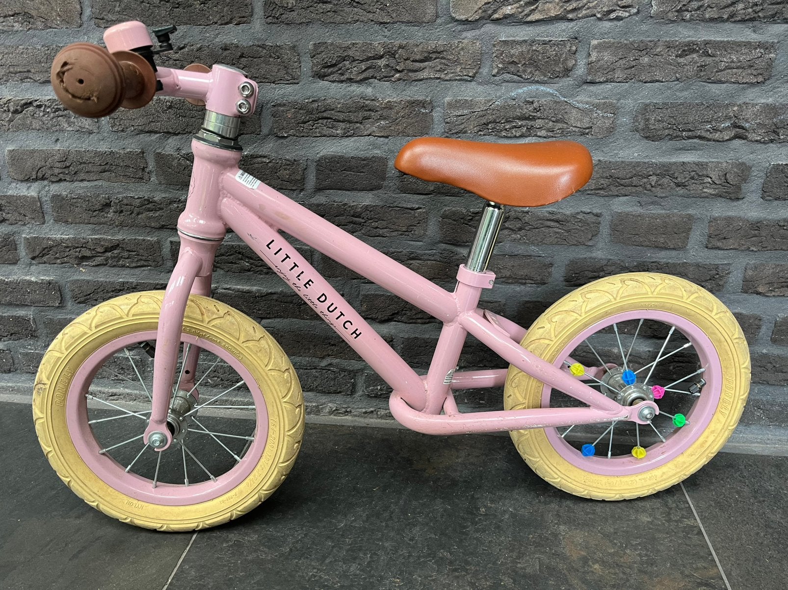 Little dutch loopfiets roze, Fietsen en Brommers, Ophalen, Zo goed als nieuw, Minder dan 16 inch