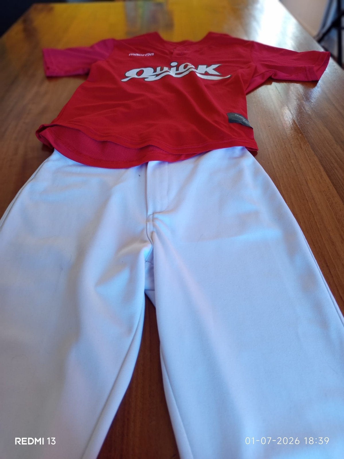 Honkbal pakje Quick Amersfoort maat XS, Sport en Fitness, Honkbal en Softbal, Ophalen, Zo goed als nieuw, Honkbal, Kleding