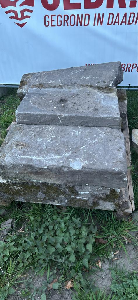 Bentheimer zandstenen, diverse maten (60cm - 1.5m), Tuin en Terras, Gebruikt, Zandsteen, Ophalen of Verzenden, Kei