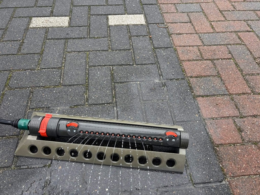 Gardena Aquazoom zwenksproeier, werkt perfect, Tuin en Terras, Ophalen of Verzenden, Zo goed als nieuw, Zwenksproeier