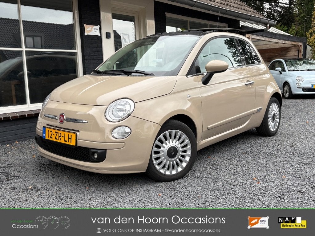 Fiat 500 1.4 Sport CAPPUCCINO | 100 PK | CLIMA | SCHUIFDAK |, Auto's, 101 pk, Gebruikt, 31 €/maand, 4 cilinders