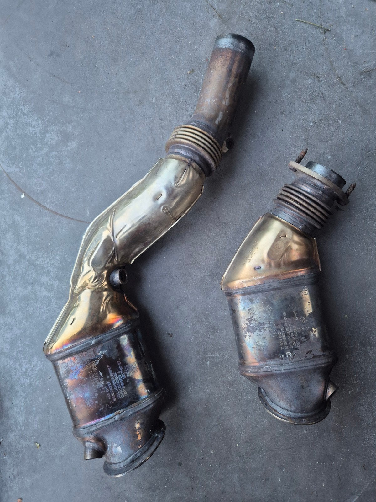 BMW S55 M3 M4 Downpipe Katalysator - Origineel, Ophalen of Verzenden, Gebruikt, BMW