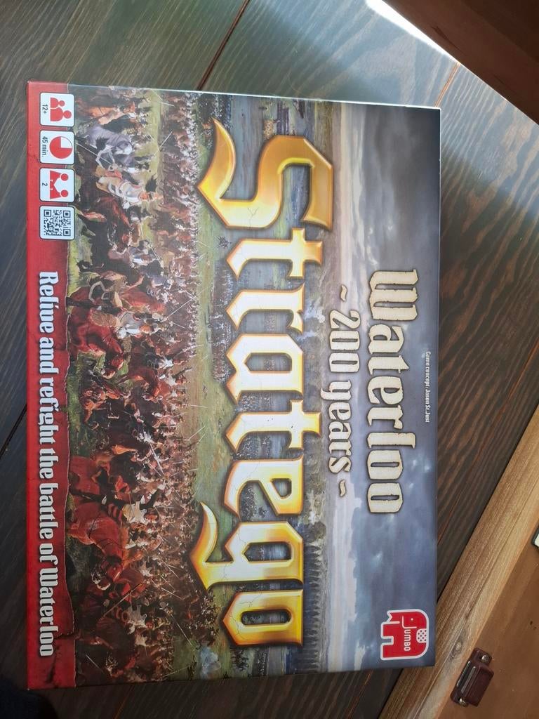 Stratego Waterloo 200 years - Herbeleef de slag, Een of twee spelers, Ophalen of Verzenden, Gebruikt, Jumbo
