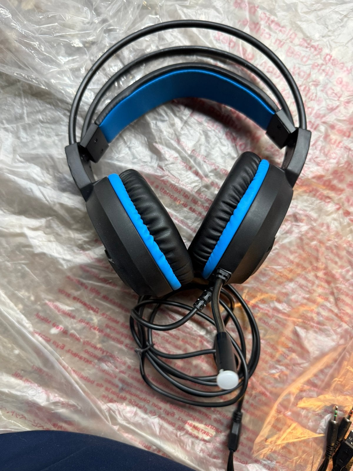 Silvergear Gaming Headset – Met Microfoon – Zwart/Blauw, Nieuw, Ophalen of Verzenden, Over-ear, Gaming headset