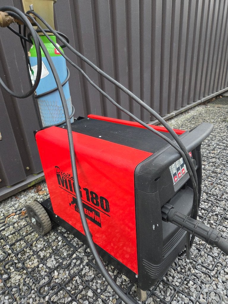 TELWIN DIGITALE MIG 180 LASAPPARAAT., Ophalen of Verzenden, Gebruikt, 150 tot 250 ampère, Co2
