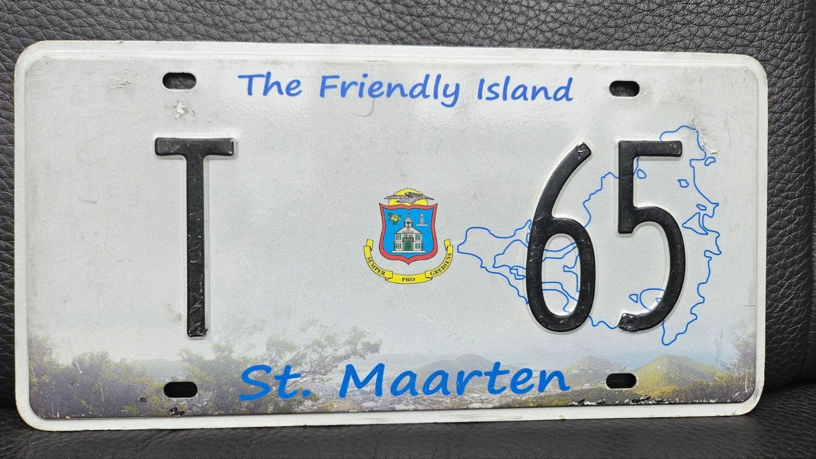 nummerplaat-kentekenplaat Sint Maarten, Ophalen, Gebruikt, Auto's