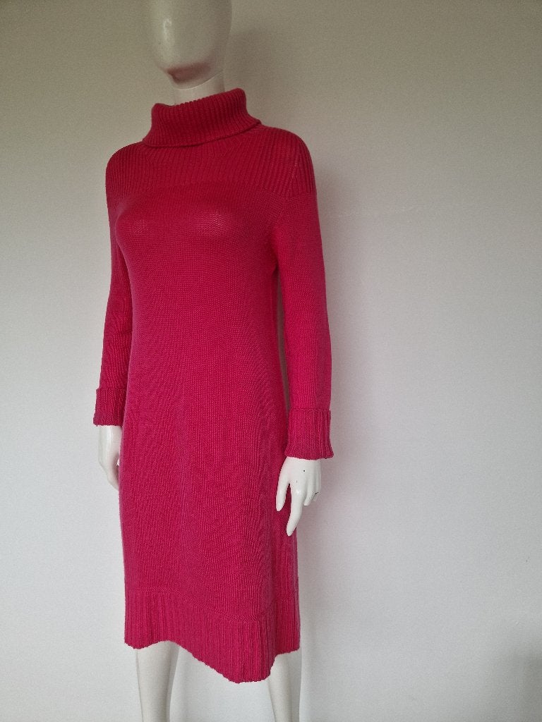 Marc Cain wollen jurk | Maat 36 | fuchsia |, Marc Cain, Nijmegen, Verhip-vintage.nl, Ophalen of Verzenden