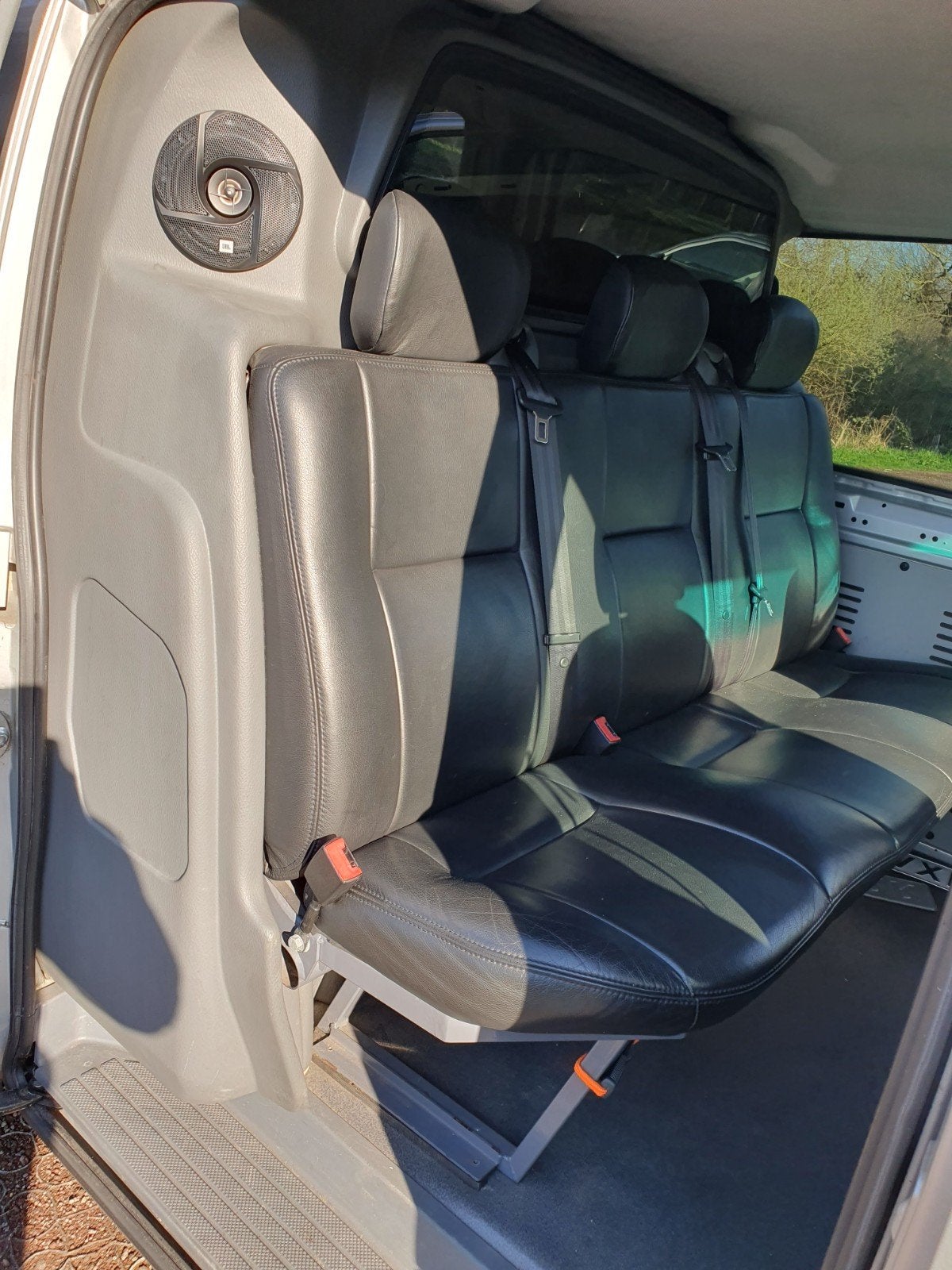 Achterbank leer , scheidingswand mercedes vito grijs leder, Auto-onderdelen, Ophalen