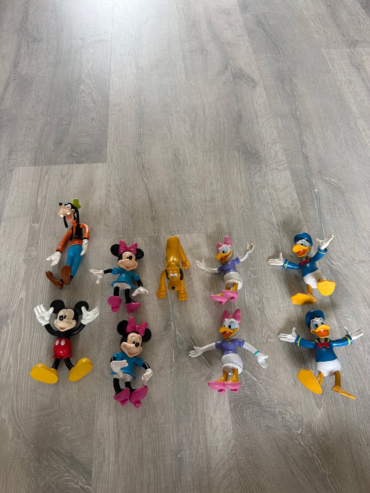 Grote complete set Disney figuren zoals Mickey en Minnie, Ophalen, Mickey Mouse, Gebruikt, Beeldje of Figuurtje