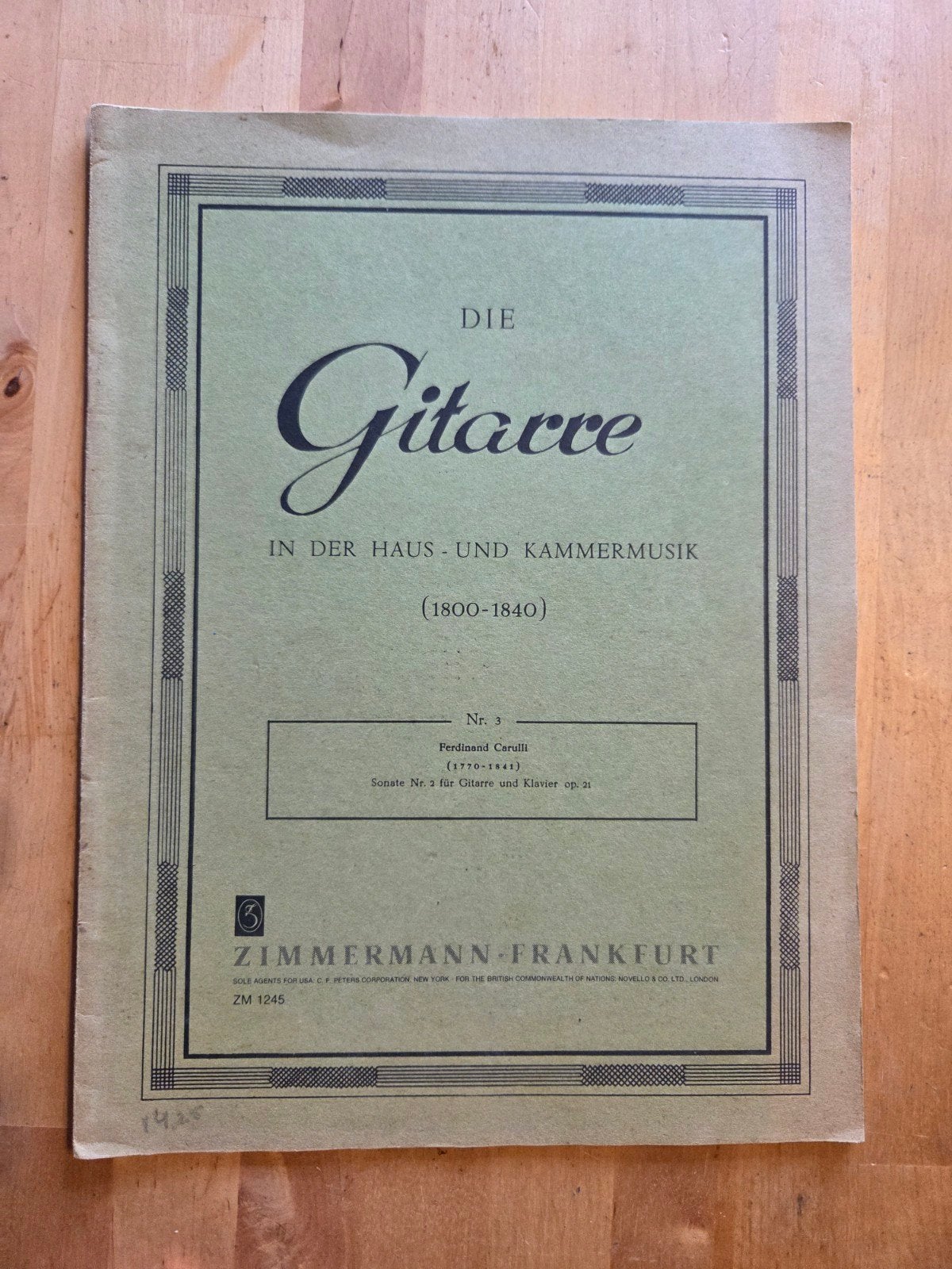 Nieuw Boek: Die Gitarre in der Haus- und Kammermusik, Klassiek, Gitaar, Nieuw, Ophalen of Verzenden