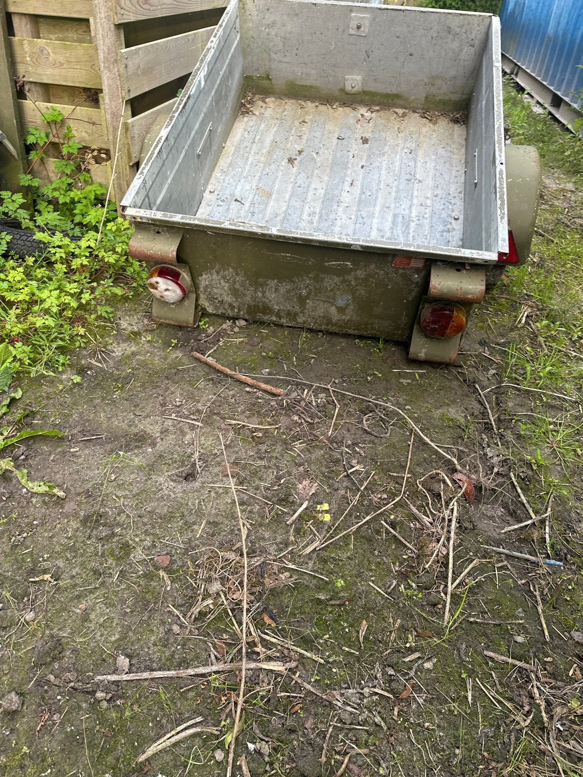 Robuuste aanhanger - Ideaal voor tuin en klus, Ophalen, Gebruikt