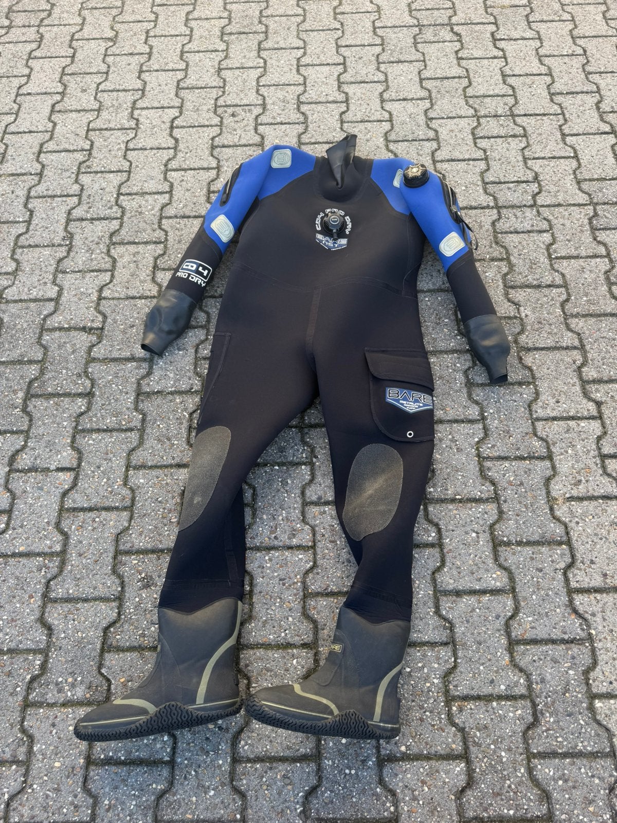 BARE droogpak CD4 pro dry neoprene XLS, Ophalen of Verzenden, Nieuw, Duikpak
