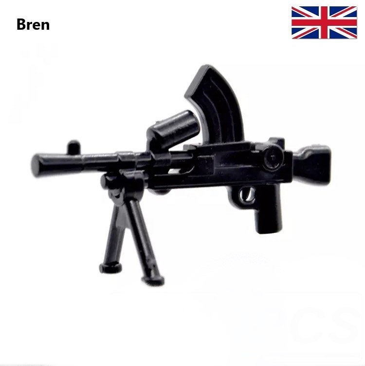 🎁 WW2 Bouwstenen - E23 - Britse Bren gun - 10x 🎁, Ophalen of Verzenden, Nieuw