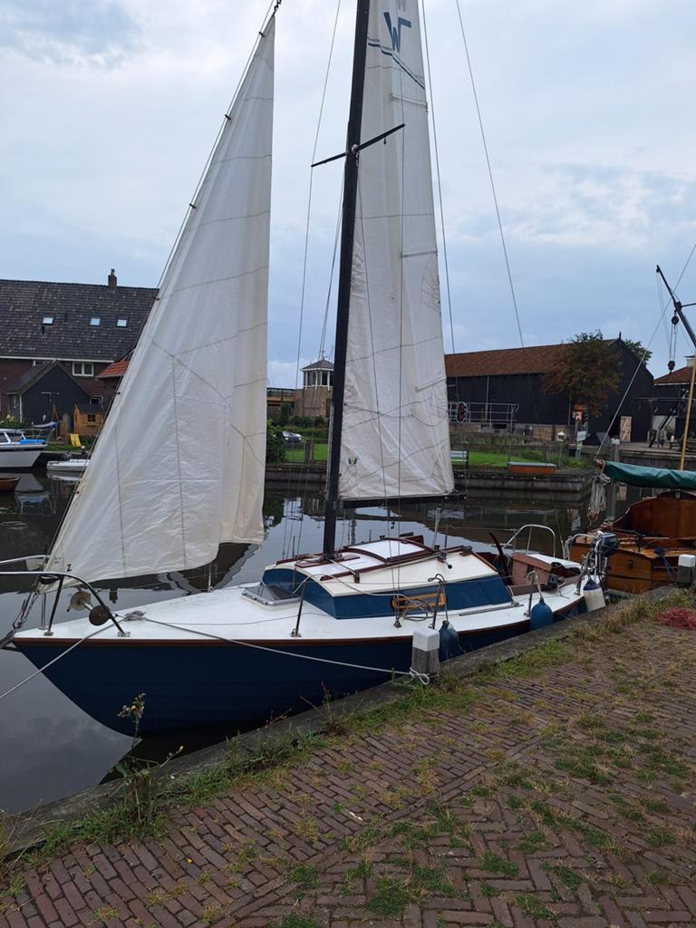 gerenoveerd Waarschip kwart tonner 725 houten zeilboot, Ophalen of Verzenden, Zo goed als nieuw, Pijlen