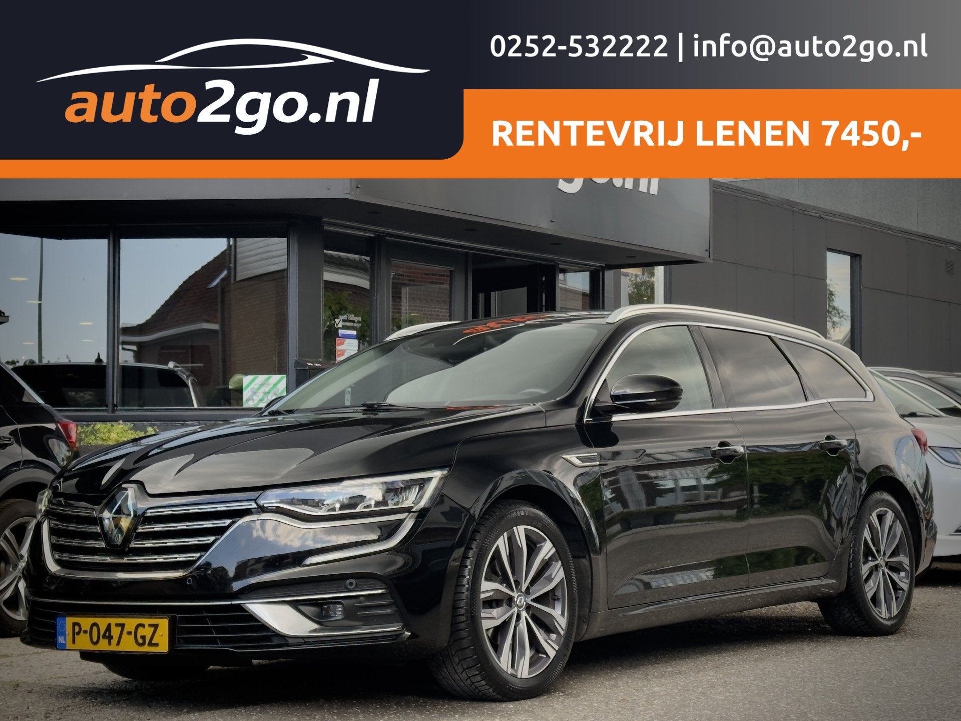 Renault Talisman Estate 1.3 TCe AUT7 INTENS PHASE 2. LEDER N, Auto's, Renault, 4 cilinders, Leder en Stof, 158 pk, Geïmporteerd