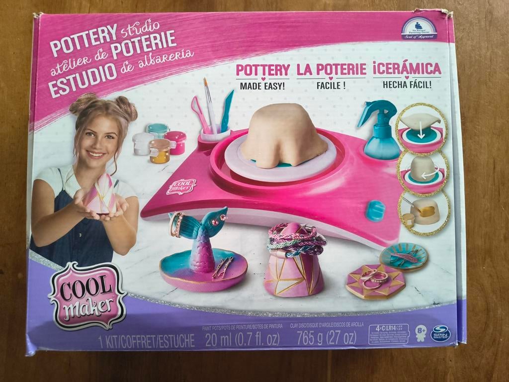 Pottery Studio Knutselset met Klei - Cool Maker, Ophalen, Gebruikt, Overige thema's, Meerkleurig