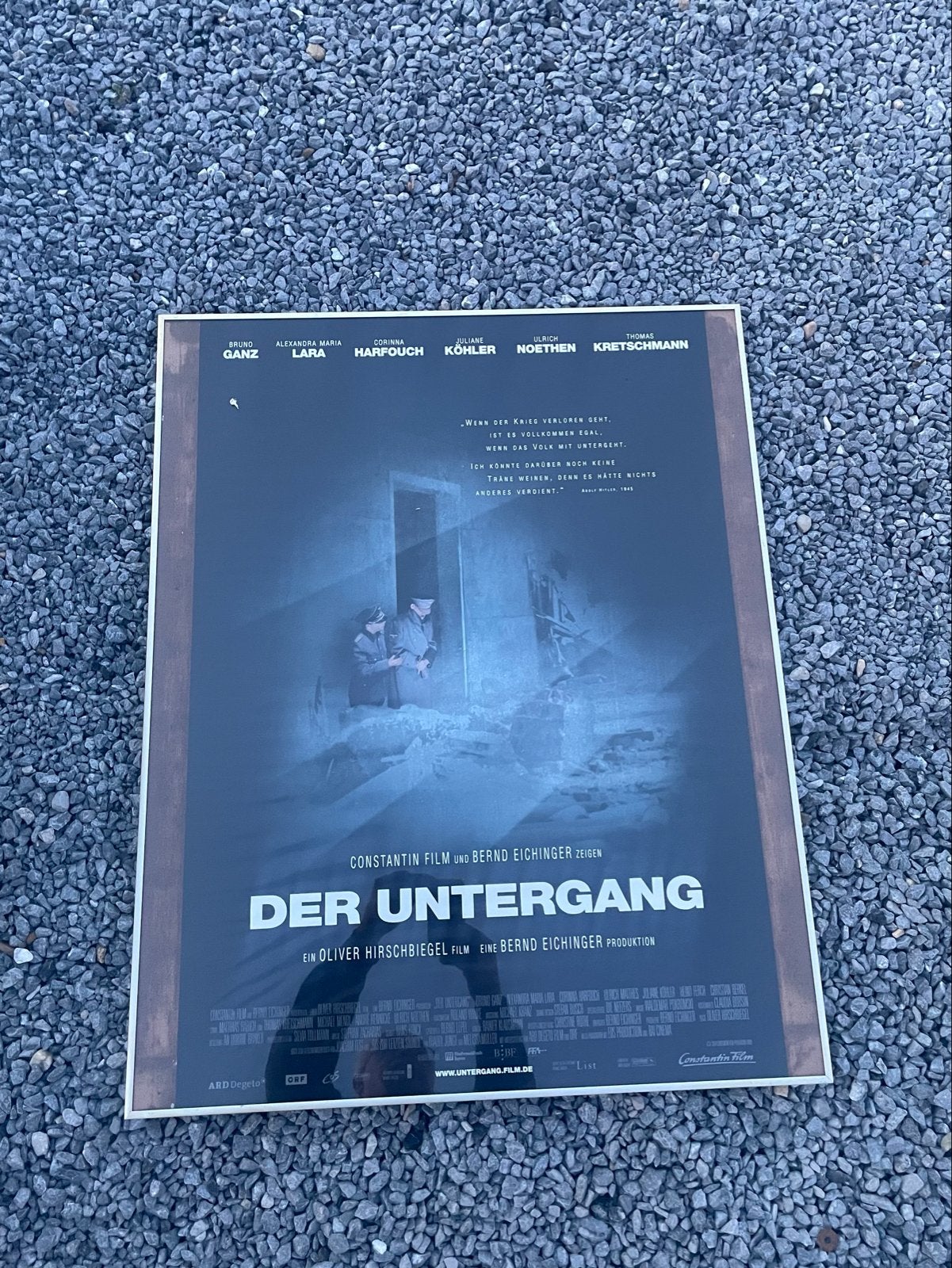 Schilderij 'Der Untergang' - Film Poster, Gebruikt, Vanaf 16 jaar, Nederlands, Duits