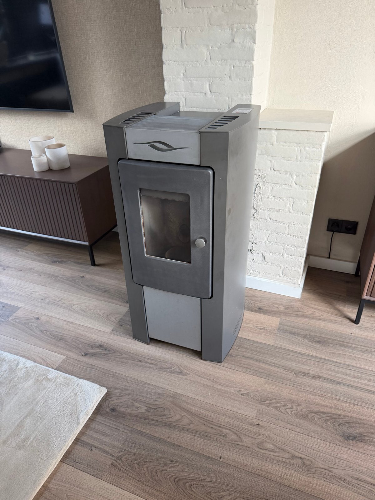 Rika Memo Pelletkachel - 8 kW -, Ophalen, Gebruikt, Overige brandstoffen, Pelletkachel