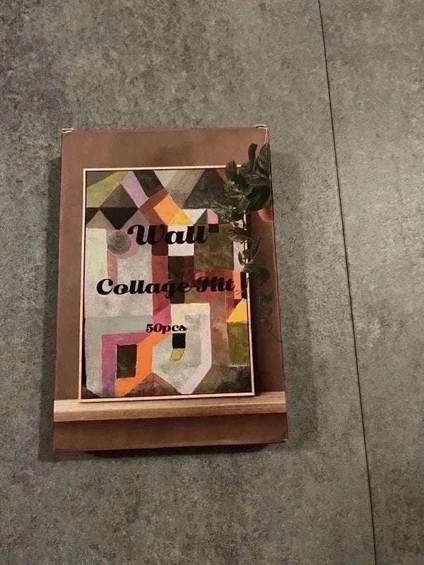 Wall Collage Kit - Vintage - 50 mini botanische posters, Beige, Papier/karton, Nieuw, Ophalen of Verzenden