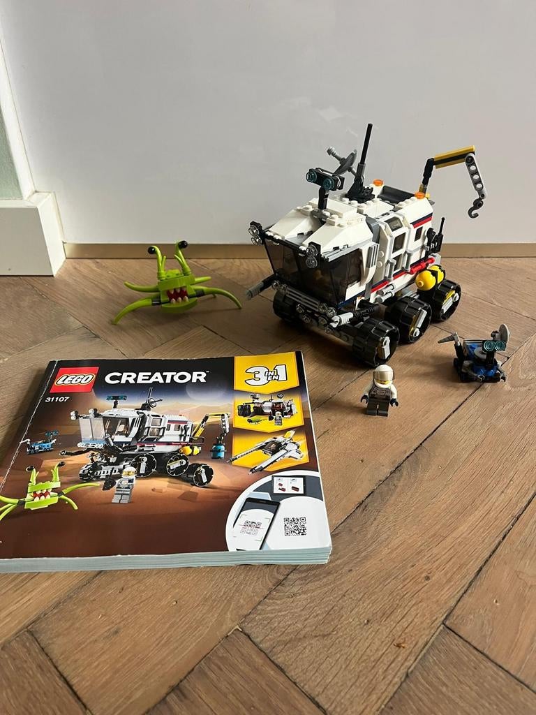 Lego creator 31107 space rover explorer 3 in 1, Ophalen of Verzenden, Zo goed als nieuw, Lego