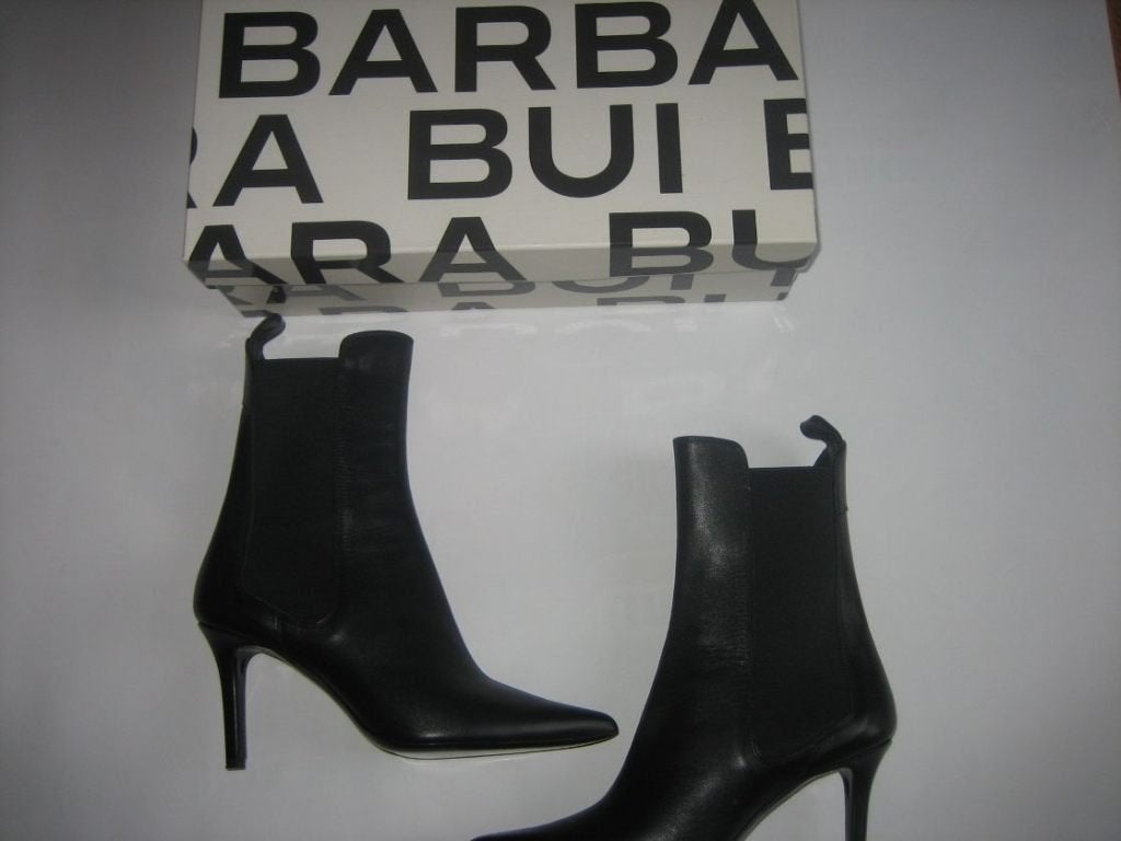 Barbara Bui zwarte laarsjes maat 38 nieuw incl. doos, Barbara Bui, Zwart, Lage of Enkellaarzen, Nieuw
