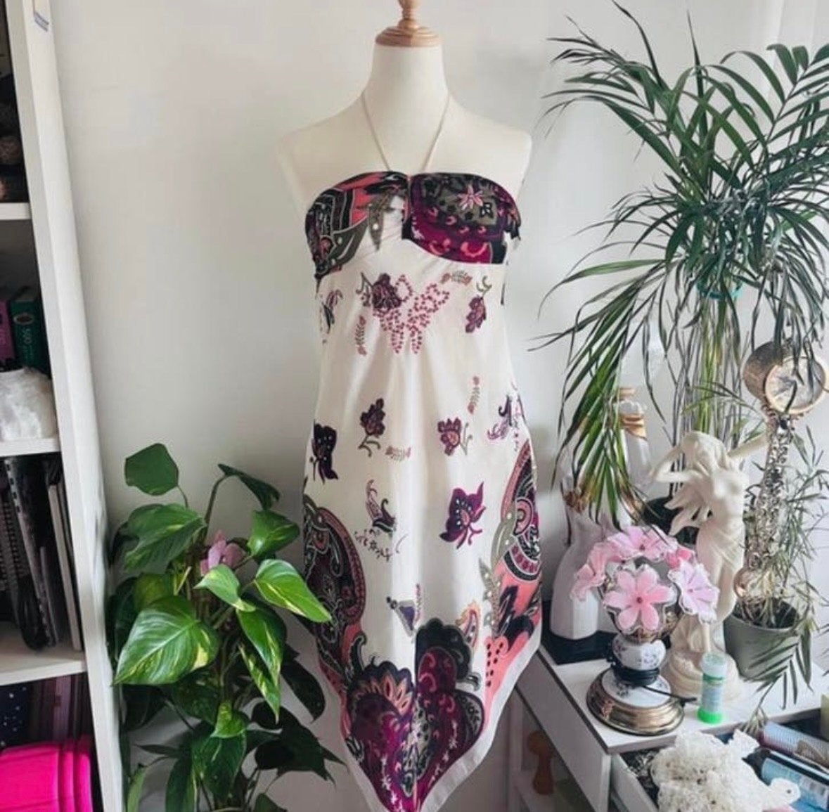 Superstar halterjurk maat S, Kleding | Dames, Jurken, Meerkleurig, Ophalen of Verzenden, Zo goed als nieuw, Maat 36 (S)