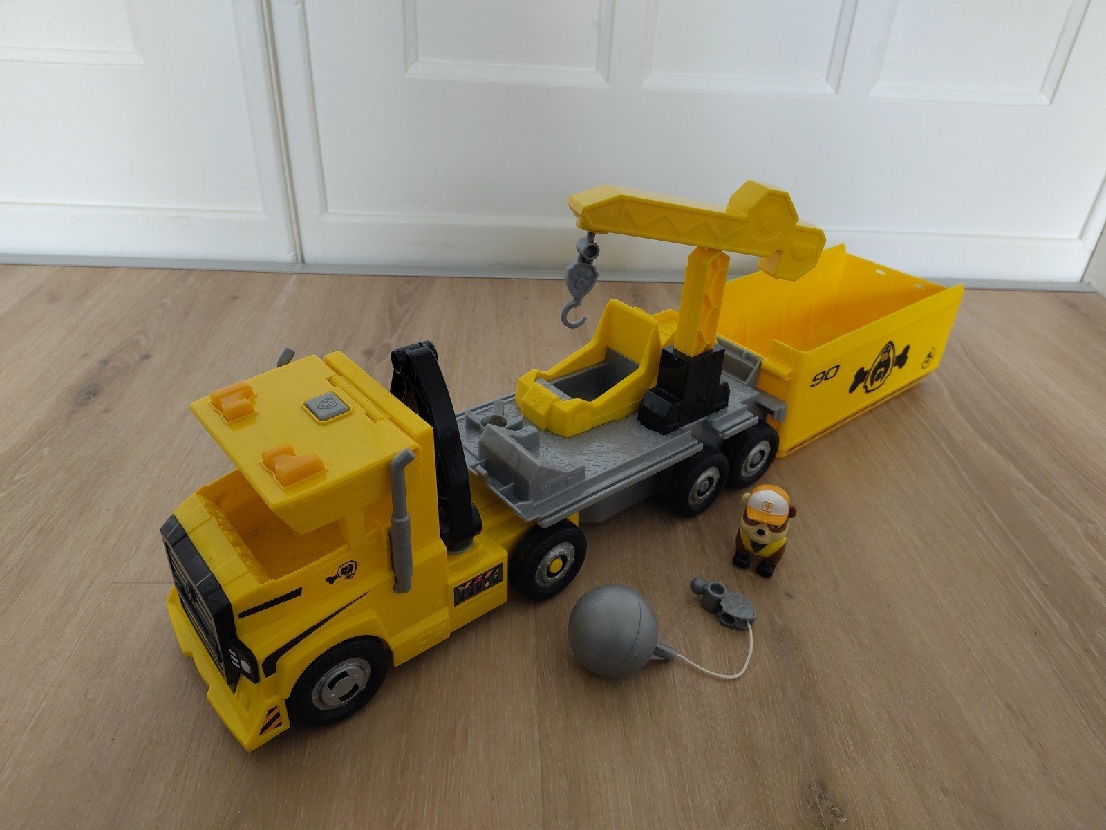 Paw Patrol Rubble BIG X-TREME truck graafmachine sloopkogel, Ophalen of Verzenden, Zo goed als nieuw