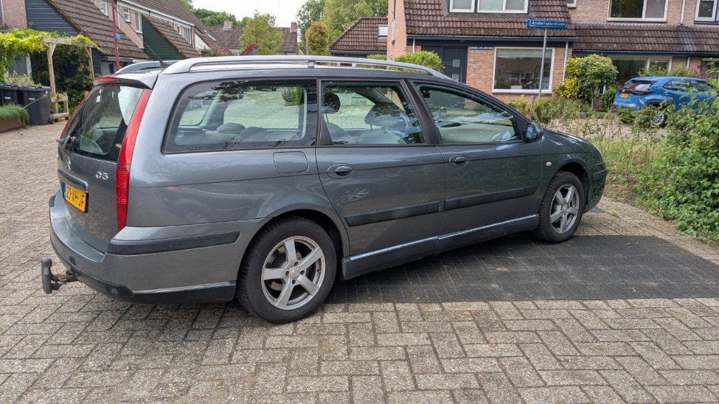 Citroën C5 2.0I 16V Break Ligne Business AU 2005 Grijs, Auto's, Citroën, Stof, Beige, 4 cilinders, Stationwagon