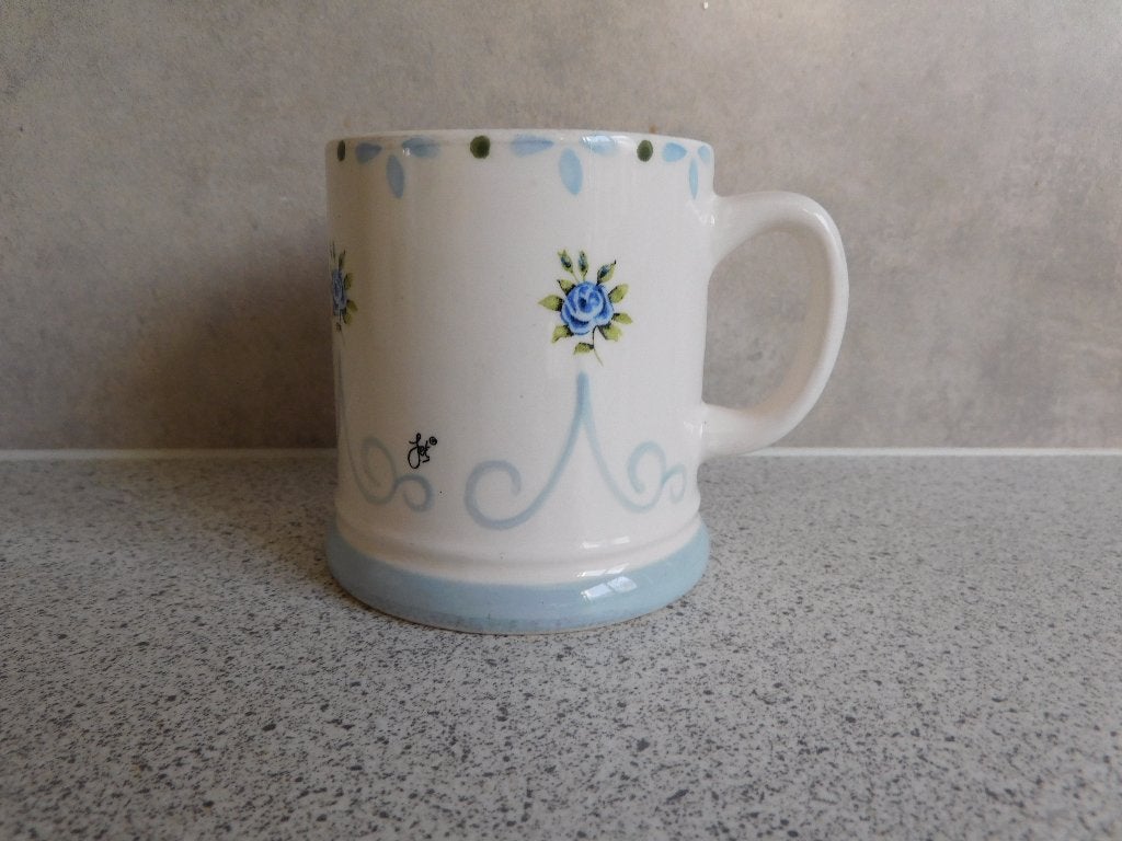 Mok Roosjes Noa JET by ter Steege - 10x7,5 cm, Huis en Inrichting, Keramiek, Landelijk/Boerenbont, Zo goed als nieuw, Jet by Ter Steege