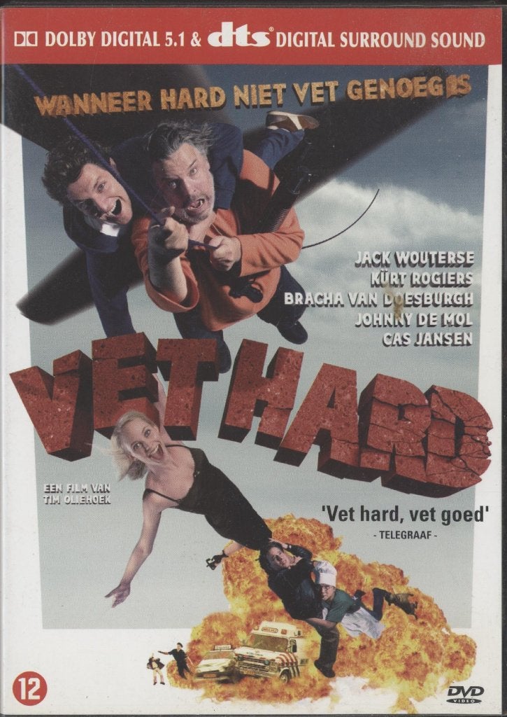 04) Vet Hard: met Jack Wouterse en Bracha van Doesburgh, Vanaf 12 jaar, Ophalen of Verzenden, Gebruikt, Actiekomedie