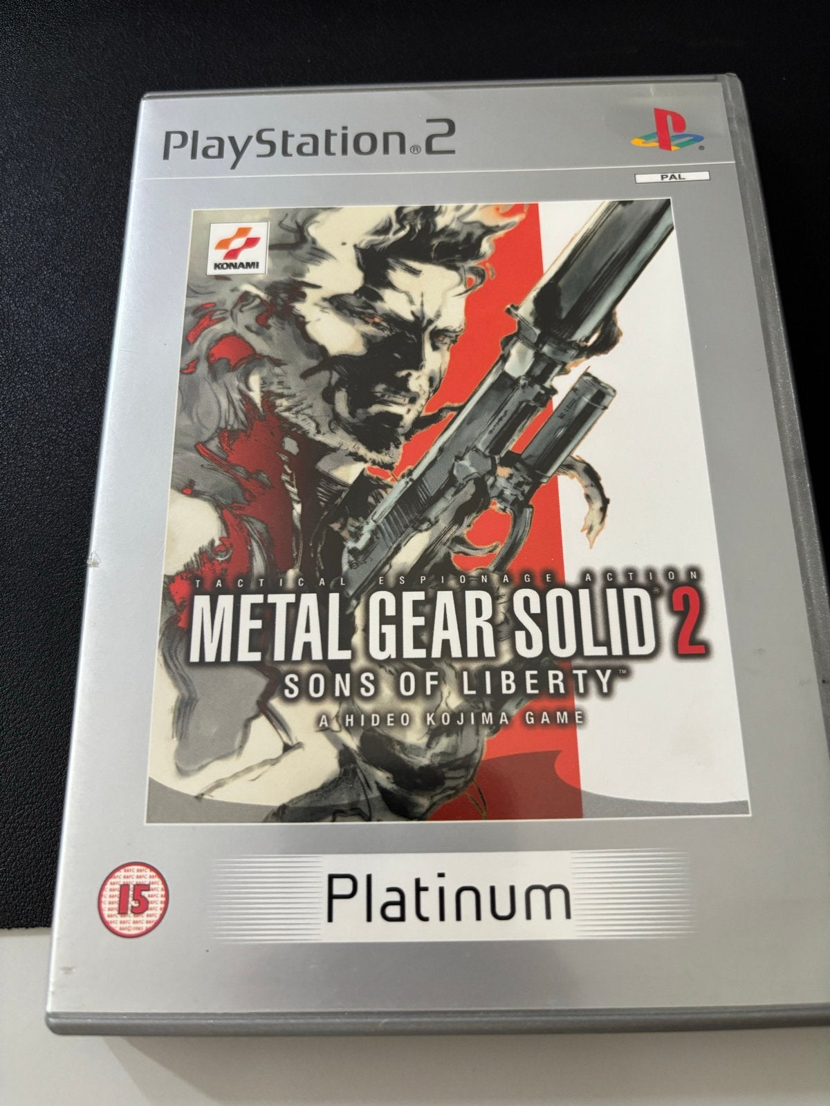 Metal Gear Solid 2 Sons of Liberty Platinum PS2, Spelcomputers en Games, Avontuur en Actie, Gebruikt, 1 speler, Ophalen of Verzenden