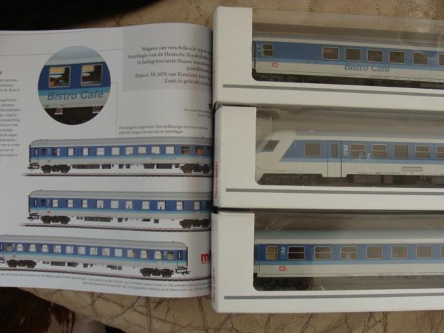 MARKLIN Set personenrijtuigen InterRegio, Wisselstroom, Wagon, Ophalen of Verzenden, Zo goed als nieuw
