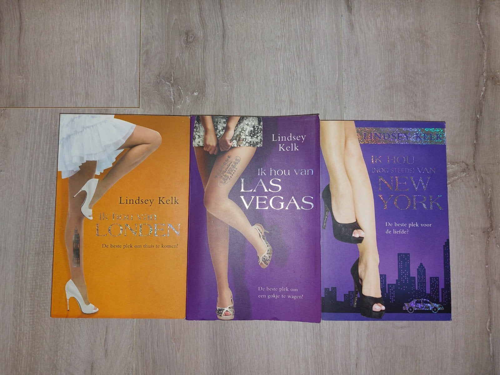 Lindsey Kelk boeken: Ik hou van New York, Londen, Las Vegas, Boeken, Ophalen of Verzenden, Gelezen, Lindsey Kelk