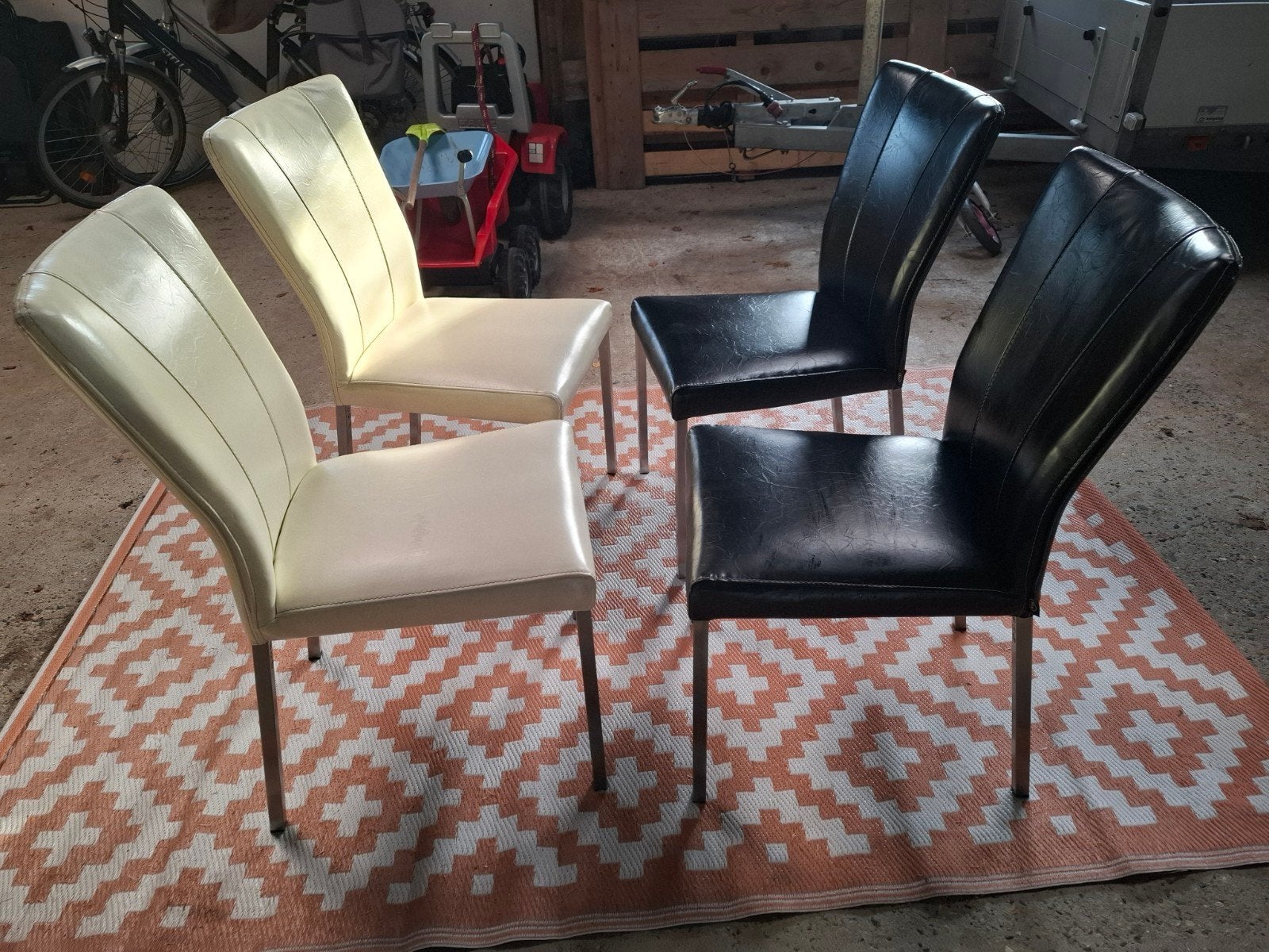 keuken stoelen 4 stuks, Ophalen, Gebruikt