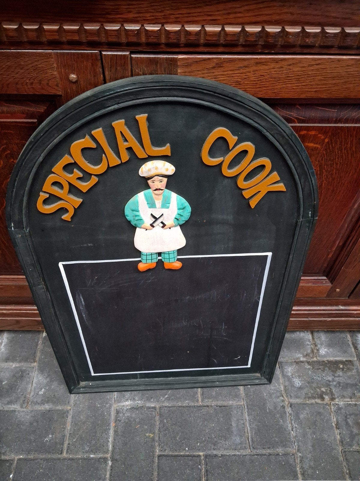 Krijtbord 'Special Cook' - Unieke decoratie voor horeca, Ophalen