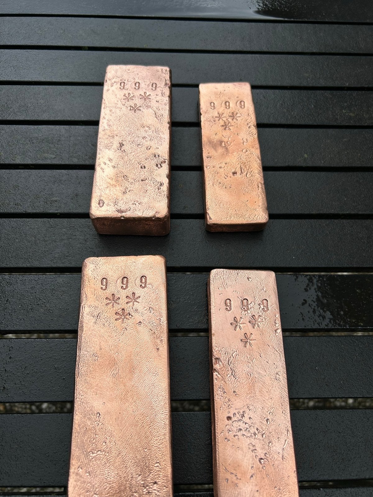 Koper baren van 1 en 2 kilo, Puur Koper, Ophalen, Koper